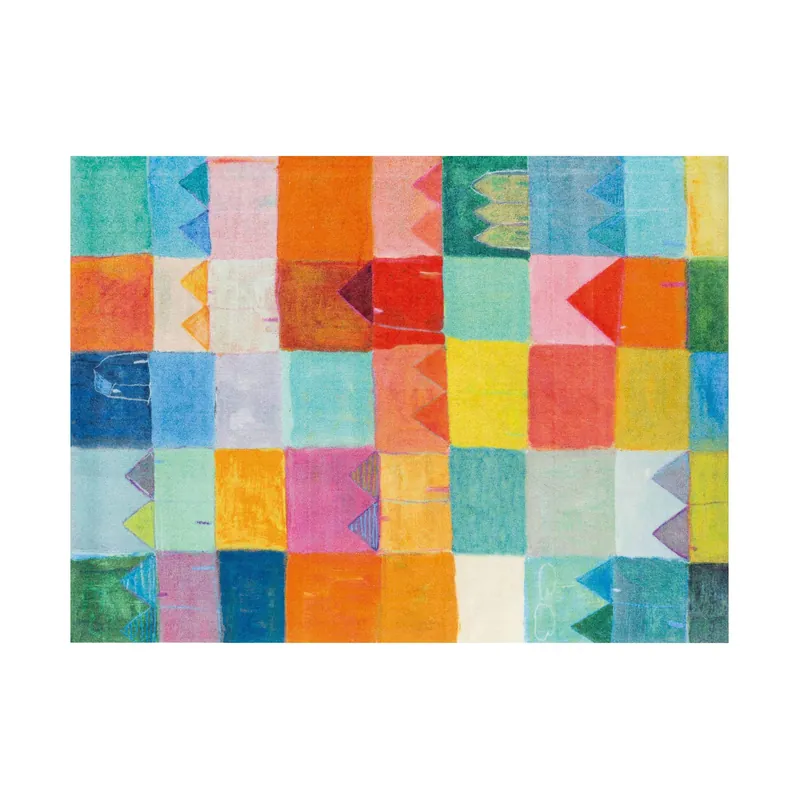 Paillasson Charme de la ville ensoleillée tapis de sol lavable Différentes tailles Floornovo Trend Design Certifié
