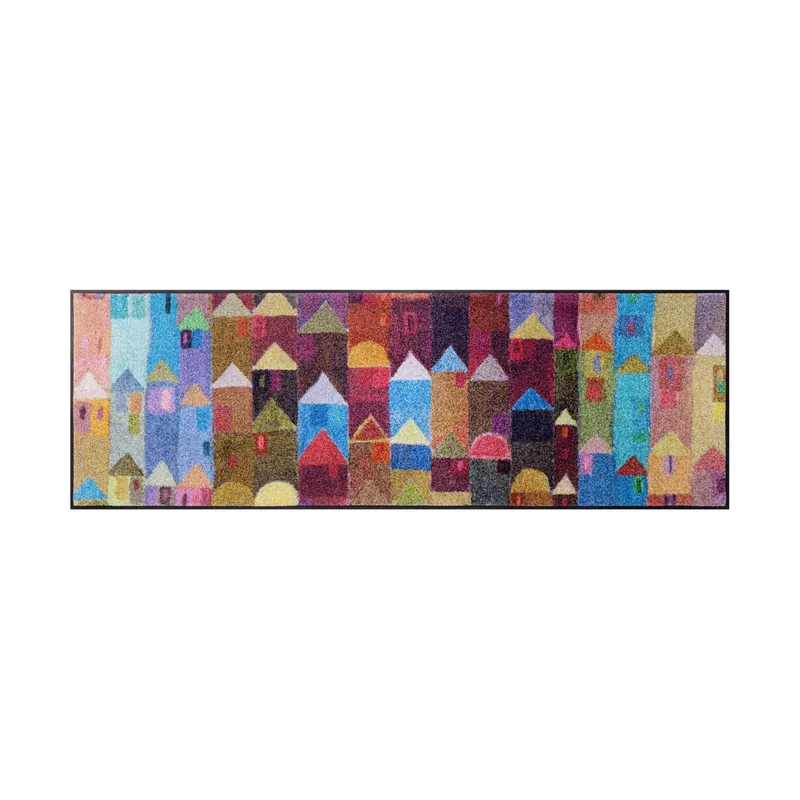 Paillasson Rythme urbain tapis de sol lavable Différentes tailles Floornovo Trend Design Prix Cassé