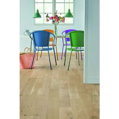 Parquet monolame 139 clic - chêne mix bois flotté 12x139 Dernier Modèle