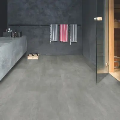 Expédié Aujourd'hui Sol intérieur PVC Ambient Click Béton gris foncé 4,5x320x1300mm AMCL40051
