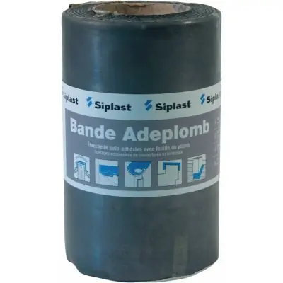 Bande d‘etancheite auto-adhesive en bitume adeplomb l.3m l.0,20m h.0,20m Haute Qualité