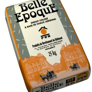 Authentique ENDUIT A LA CHAUX PRB BELLE EPOQUE GF 25KG JAUNE TOURAINE 00