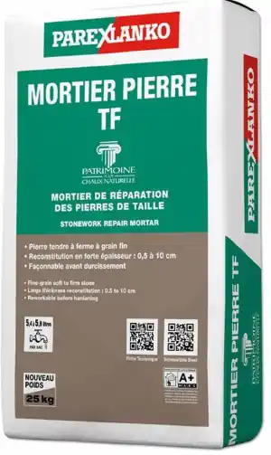 MORTIER PIERRE TF ANGERS REPARATION PIERRE TENDRE 25KG Meilleure Vente