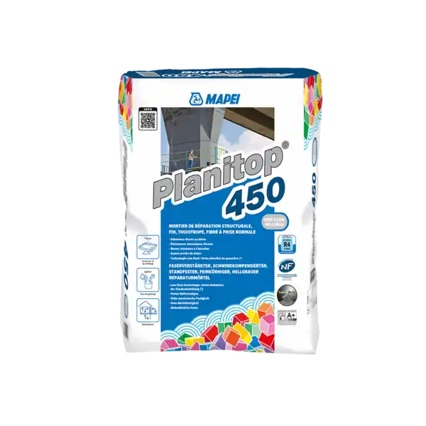 MAPEI PLANITOP 450 MORTIER REPARATION R4 FIN FIBRE PN 25KG Dernier Modèle
