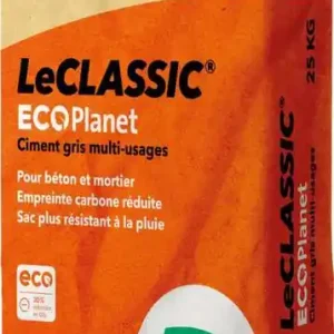 Promotion CIMENT GRIS LAFARGE LE CLASSIC CEMII/B-LL 32.5R CE SAC 25KG