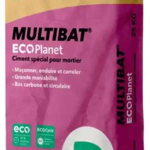 CIMENT MULTIBAT ECOPLANET MC 12.5 CE NF SAC 25KG Meilleure Vente