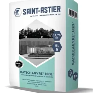 BATICHANVRE ISOL LIANT A LA CHAUX POUR BETON 18,75KG Petit Prix