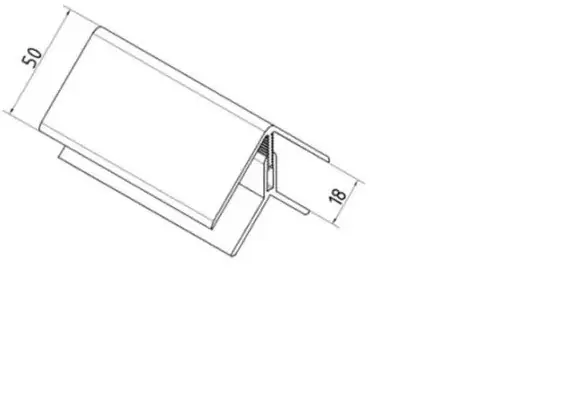 Livraison Express PROFILE ANGLE INTERIEUR-EXTERIEUR ALU LAQUE CLIPSABLE 3ML 10