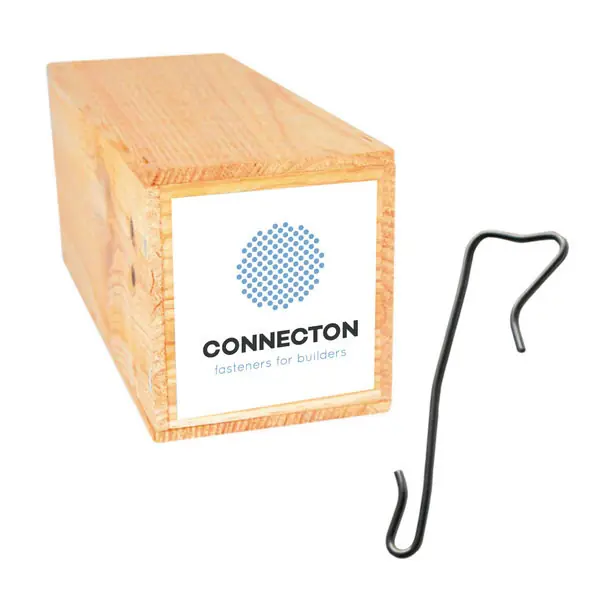 Bon Plan CONNECTON CROCHET ARDOISE INOX 18/10 AGRAFE CROSINUS 14X2.7