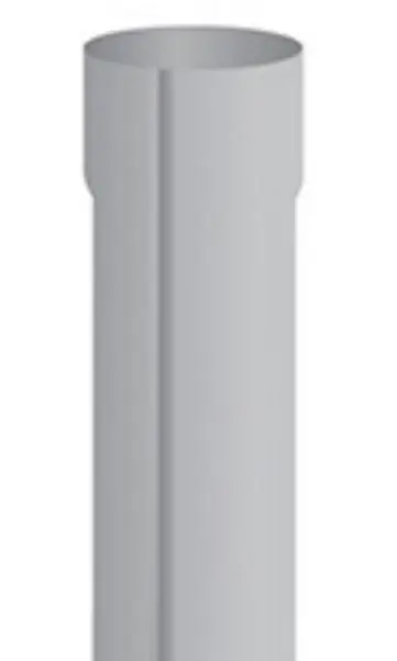 Acheter En Ligne ELZINC TUYAU DESCENTE ROND GRAPHITE 80X0.65 2M00