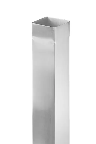 VMZ TUYAU CARRE AGRAFE 80X80 2ML ZINC QUARTZ Prix Cassé