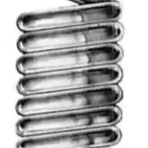 Certifié ZINC BAGUE SPIRALE O100 6 SPIRES SANS BORD
