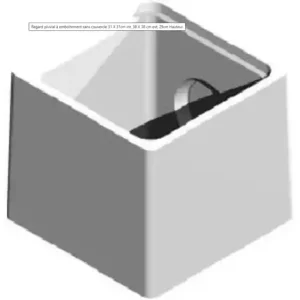 Seulement Aujourd'hui BOITE PLUVIALE RP 20 INTERIEUR 21X21H20.5 SANS COU