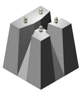 Promotion SOCLE DE CANDELABRE 200X200 HT 50CM
