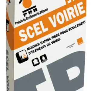 Authentique PRB SCEL VOIRIE MICRO BETON NOIR 25KG