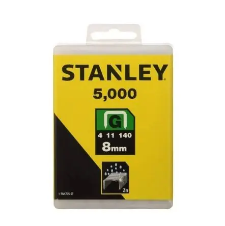 Promotion STANLEY AGRAFES 8MM TYPE G BOITE DE 5000