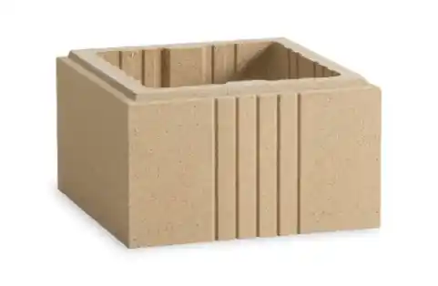 Offre Limitée SAS PILIER RIGATO PIR30 30X30 BEIGE 2 FACES STRIEES