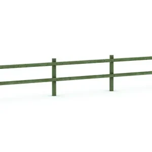 CLOTURE ARMORIQUE POTEAU 2 LISSES D120 H2000 PIN CL4 A293 Bon Plan