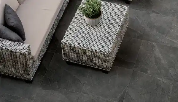 EMIL CERAMICA ARDESIA BLACK 60X60 20MM GRIP NATURALE RECTIFI Bon Marché