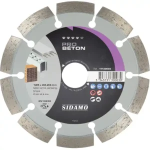DISQUE DIAMANT PRO BETON D125X22.23 Authentique