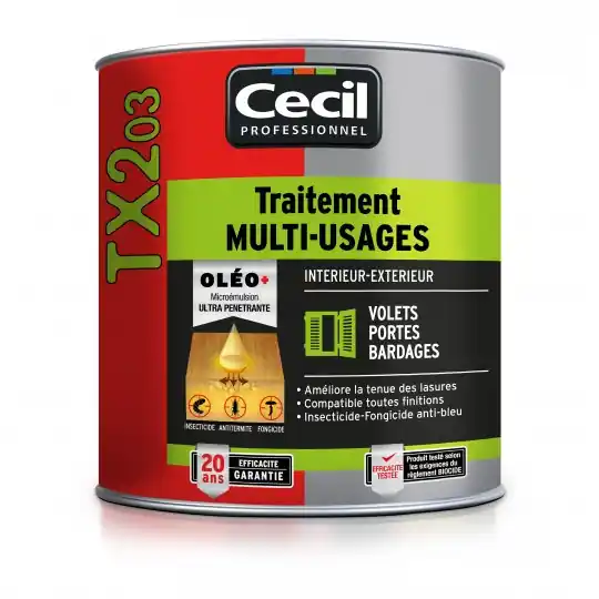 TX 203 TRAITEMENT 25L20% GRATUIT Prix Choc