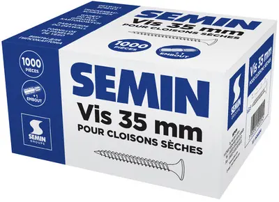 Jusqu'à Épuisement Des Stocks SEMIN VIS TTPC 3.5X 35 B/1000