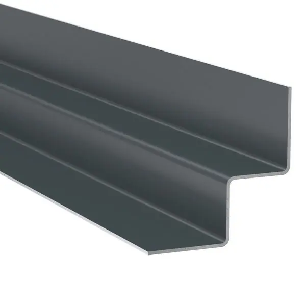 Populaire PROFIL D‘ANGLE INTERIEUR METAL GRIS ANTHRACITE RENTRANT 3000