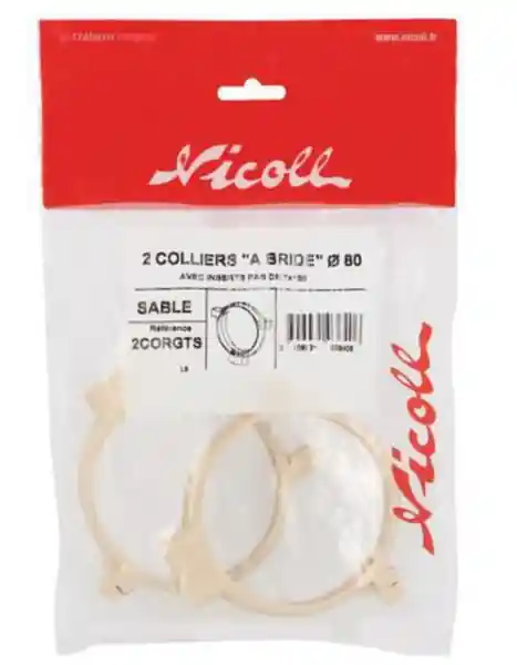 Meilleur Choix 2 COLLIERS A BRIDE D80 SABL 2CORGTS