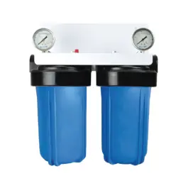 Purificateur d‘eau Ydrokalk Big Duo 10" + 2 Porte Filtres Big Blue Pas Cher