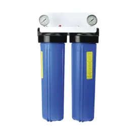 Purificateur d‘eau Ydrokalk Big Duo 20" + 2 Porte Filtres Big Blue Remise