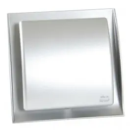 Must-Have Grille Ventilation Nicoll ⌀ 125 mm Norme Gaz Neolia Inox Brossé