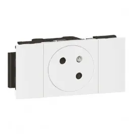 Top Vente Prise de Courant 2P+T Legrand Surface Soluclip 2 Modules Blanc 077101L