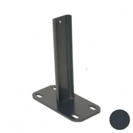 Commande En Gros Platine inox 20 cm Fixation sur Muret Clôture Ambre RAL 7016 170 x 80 mm