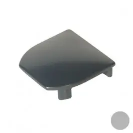 Satisfait Ou Remboursé Demi Embout de Finition Alu RAL 7035 pour Poteau Clôture Ambre 50 x 50 mm