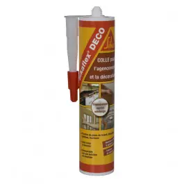 Mastic colle transparent SIKAFLEX Deco, la cartouche de 300g Offre Exclusive