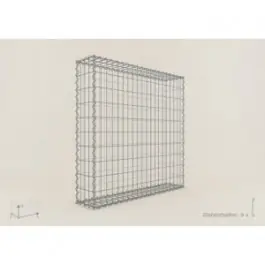 Prix Promo Gabion Cubique 100x100x20 - fil 4 mm - maille 10x10 cm