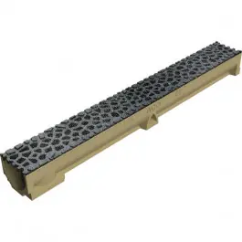 Affaire À Saisir Caniveau Béton Polymère ACO Self 100 Grille Fonte Diamant, 1 m