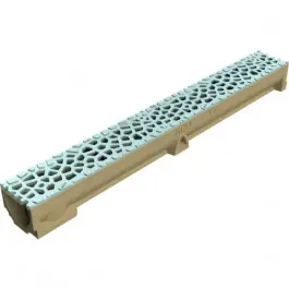 Prix Cassé Caniveau Béton Polymère ACO Self 100 Grille Fonte Perle, 1 m