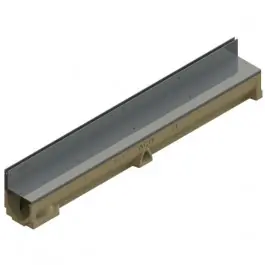 Caniveau Béton Polymère ACO Self 100 Couverture à Fente Acier, 1 m Affaire À Saisir