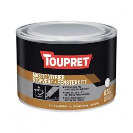 Mastic en Pâte Toupret Mastic Vitrier Blanc Pot 1 kg Acheter En Ligne