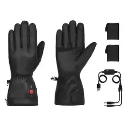 Meilleur Prix Gants Chauffants Polyvalents Cuir G-Heat GL11 Noir