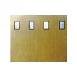 Dernier Modèle Porte de garage coulissante en bois avec hublots 200x240cm