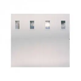 Meilleur Prix Porte de garage coulissante en PVC avec hublots 200x240cm