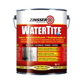 Offre Du Jour Peinture Imperméabilisante Blanche Watertite Zinsser 5 litres