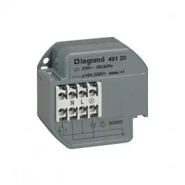 Prix Choc Télérupteur Unipolaire Encastré 10A 50mA 230V 50/60hz, Legrand 049120