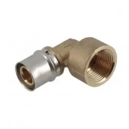 Expédié Aujourd'hui Coude 90° à Sertir 26mm Femelle à Visser 1" Nicoll Fluxo FLC2626F