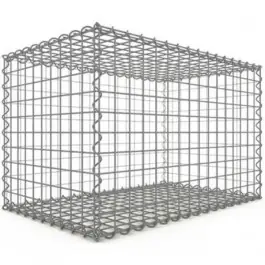 Gabion Rectangulaire 80x50x50 cm 4 faces fil 4 mm maille 5x10 cm Meilleure Vente