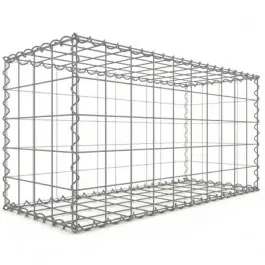 Quantité Limitée Gabion Rectangulaire 100x50x40 cm 4 faces fil 4 mm maille 10x10 cm