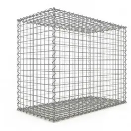 Gabion Rectangulaire 100x80x50 cm 4 faces fil 4 mm maille 5x5 cm Prix Promo
