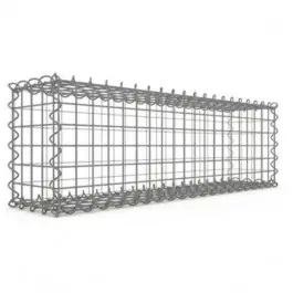 Gabion 100x30x20 cm fil 4 mm maille 5x5 cm 5 faces sans 1 côté Dernière Chance